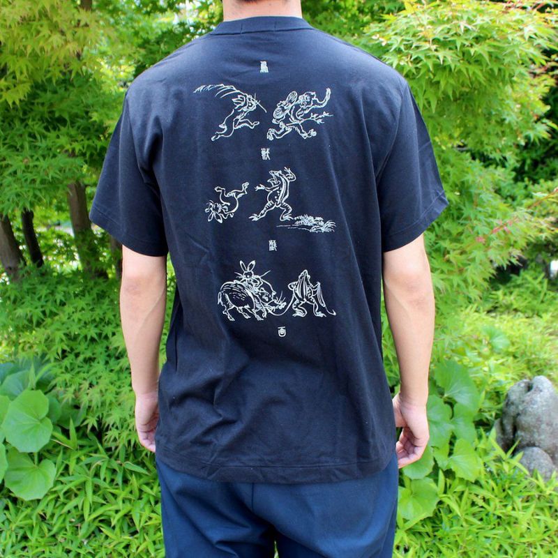 鳥獣戯画　半袖Tシャツ　倉敷屋