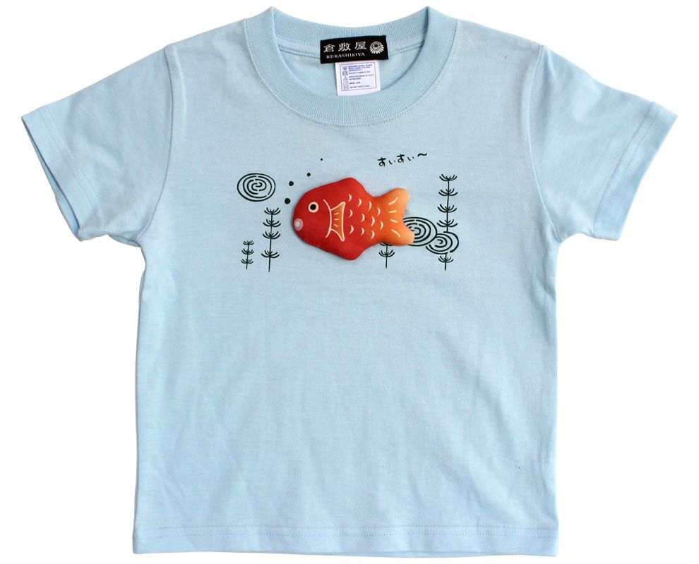 ぷくぷくTシャツ　金魚　きんぎょ