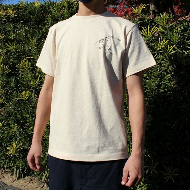 鳥獣戯画 うずまきTシャツ | 倉敷デニム・倉敷帆布雑貨通販専門 鳥獣戯画 うずまきTシャツ | 倉敷デニム・倉敷帆布雑貨通販専門