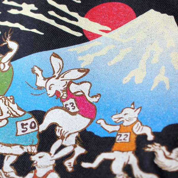 鳥獣マラソンTシャツ（富士山）
