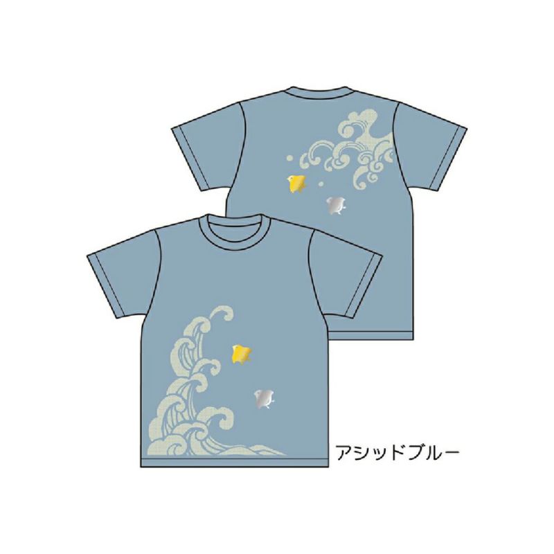 倉敷屋　金銀千鳥Tシャツ